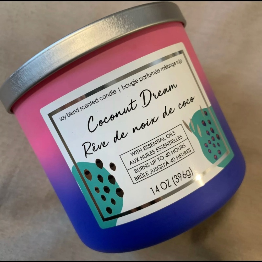 3 Wick “Coconut Dream” Soy Candle